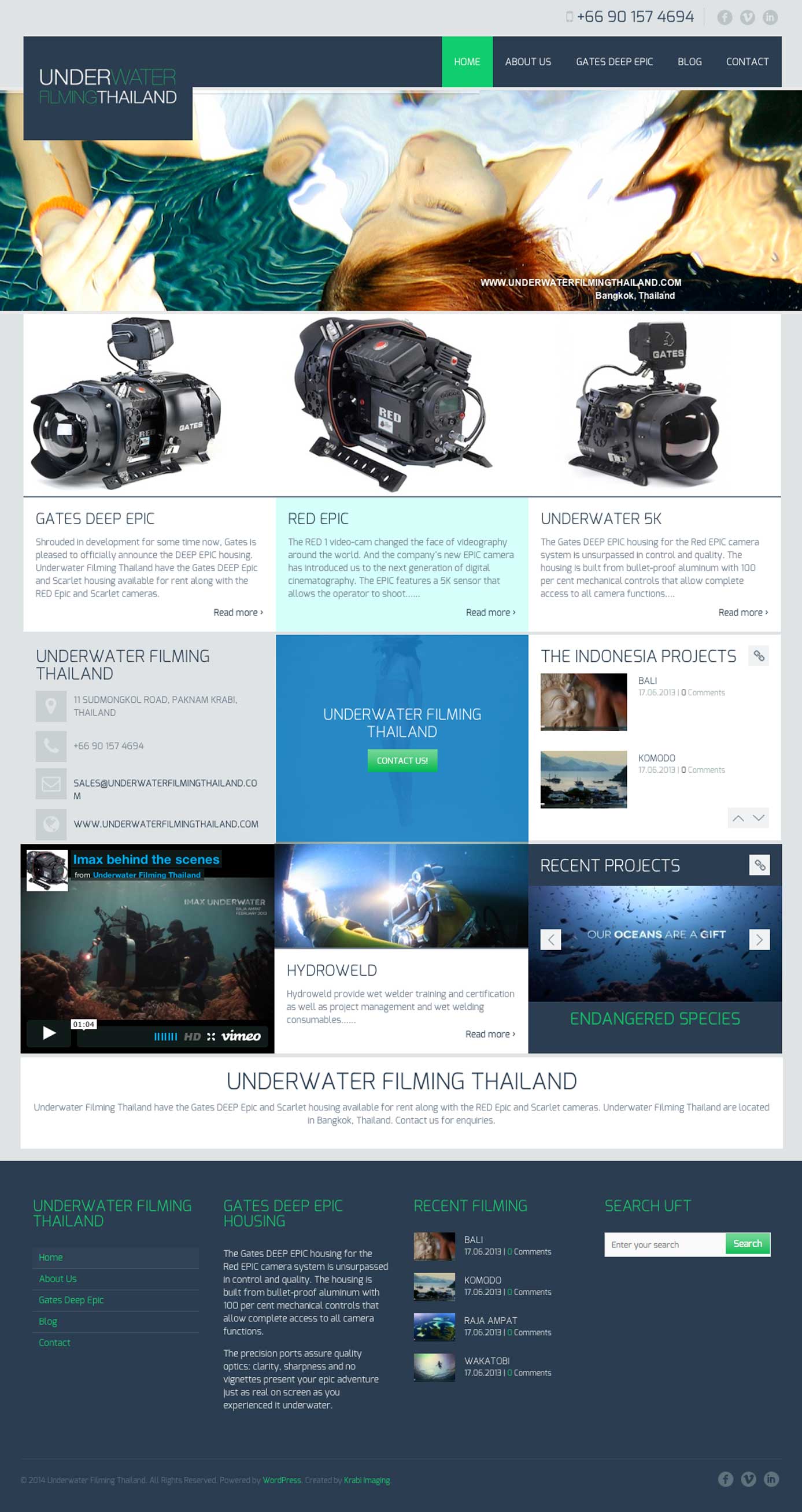 Underwater Filming Thailand With Phuket Web Media